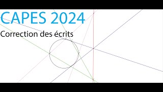 Correction des écrits du CAPES de maths 2024 [upl. by Fredrick]