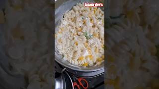 white creame cheesy pasta 😋 😍 trending [upl. by Ginni]