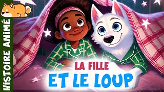 La fille et le loup 🐺 Histoires et Contes  histoire pour sendormir  la peur le courage [upl. by Luy]