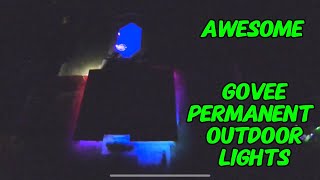 Govee Permanent Outdoor Lights Installed Amazing 200 Presets [upl. by Bomke]