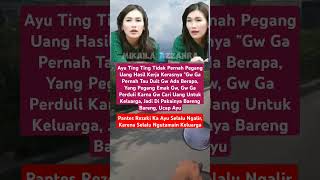 Ayu Ting Ting Tak Pernah Pegang U4ng Hsil Kerjanya [upl. by Nwahsud263]