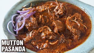 Mutton Pasanda  How To Make Mutton Pasande  Mutton Gravy Recipe  Smita [upl. by Viv]