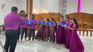 The Hallowed Season  CSI Church Choir KALLIYAKAVILAI diademensemble christmas choir [upl. by Ardnoed]