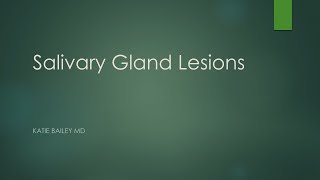 Salivary glands [upl. by Aidroc22]