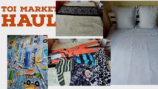 TOI MARKET BEDDING HAUL [upl. by Enak]