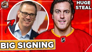 This Signing is a STEAL… MASSIVE Flames Roster Update  Calgary Flames News [upl. by Algie958]