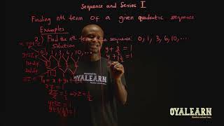 SS2  Sequence and series  Finding Nth term of a given quadratic sequence  2 [upl. by Albur672]