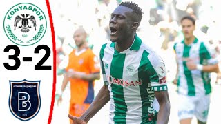 Konyaspor vs İstanbul Başakşehir 32 Alassane Ndao Goal All Goals and Extended Highlights [upl. by Knarf]