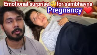 Avinash ne diya Sambhavna ko hospital me surprise❤️Sambhavna seth entertainment sambhavna seth vlog [upl. by Bethezel]