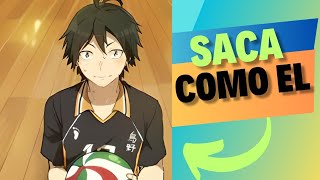 🏐👉Como hacer SAQUE FLOTADO como Yamaguchi Tadashi [upl. by Jezebel]