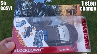 Transformers 4 Toys Unboxing Lockdown 1 Step Change [upl. by Eoz]