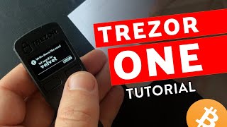 How to Set Up a Trezor One Tutorial [upl. by Yssim]