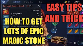 Mir4  Mir4 Combine Magic Stone Guide  Mir4 Magic Stone Combination  Epic Magic Stone Mir4 [upl. by Fauch]