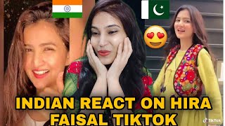 Indian Reaction 0n Hira Faisal Transformation Tiktok Faisal Sister Hira Faisal New Tiktok Videos [upl. by Nidnarb]