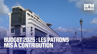 Budget 2025  les patrons mis à contribution [upl. by Trebron670]