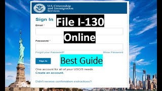 How to Fill out I130 Form Online  I130 Petition for Alien Relative Online [upl. by Aniram960]