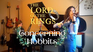 The Lord Of The Rings  Concerning Hobbits The Shire Theme  piano amp violin [upl. by Olemrac58]