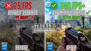 STALKER 2  BEST PC SETTINGS to Fix Lags Stutter and MAX FPS ✅ [upl. by Binette937]