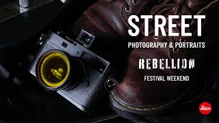 STREET PHOTOGRAPHY and portraits during the Rebellion Punk Festival weekend [upl. by Nestor666]