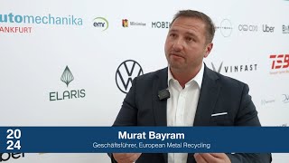 Interview Murat Bayram Geschäftsführer EMR European Metal Recycling [upl. by Rogozen]