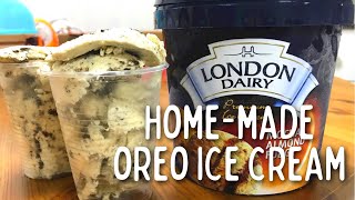 HomeMade Oreo Ice Cream Easy Recipe oreoicecream oreo icecream summerspecial [upl. by Luebke]