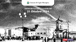 Consiglio Comunale monotematico del 21 ottobre 2024 [upl. by Akemahs]