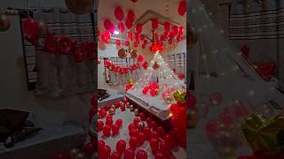 first night decoration ideasroom decorating ideasjust married decoration [upl. by Namar642]