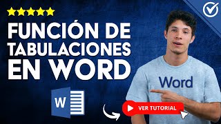 ¿Cómo Funcionan las TABULACIONES en Word  ↘️ Aprende a Utilizar las Tabulaciones en Word ↘️ [upl. by Lillith439]