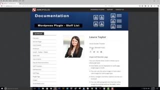 WordPress Plugin  Staff Directory  List Layout [upl. by Ellerahc727]