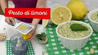 Pesto di limoni ricetta estiva freschissima [upl. by Mazurek]