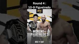 SCORING CONTROVERSIAL FIGHTS Moreno vs Figueiredo 3 Comment what fights you want to see next [upl. by Adnawad]