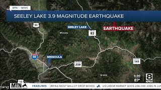 Magnitude 39 earthquake rattles Seeley Lake area [upl. by Regen]