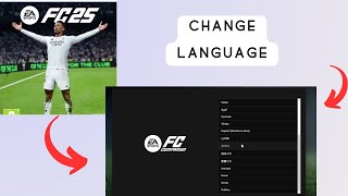 How to change language in FC 25 companion web app FIFA 25 [upl. by Afrika]