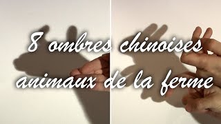 TUTO 8 ombre chinoise animaux de la ferme [upl. by Ataymik]