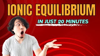 Ionic Equilibrium One shot 🔥 Physical Chemistry  Best video ever scienceguru chemistry [upl. by Lionel]