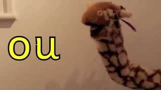 Geraldine the Giraffe learns ou as the u sound [upl. by Anyer478]