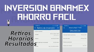 Ahorro fácil Banamex  Inversión básica [upl. by Tull307]