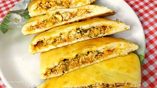 Home Made Chicken Calzone Recipe  Italian Calzone Tasty Side Dish [upl. by Adon]