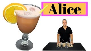 Alice Cocktail mixen alkoholfrei Alice Cocktail Rezept alkoholfreier Cocktail selber machen [upl. by Rose262]