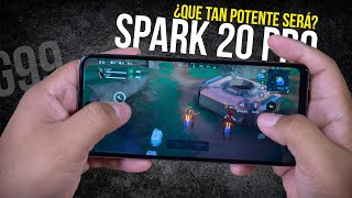 TECNO SPARK 20 PRO Test de RENDIMIENTO y POTENCIA│Prueba de JUEGOS y CALENTAMIENTO│Helio G99 4G [upl. by Kery]