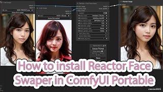 How to install Reactor Face Swaper in ComfyUI Portable Include CUDA 12x solution [upl. by Odlabso]