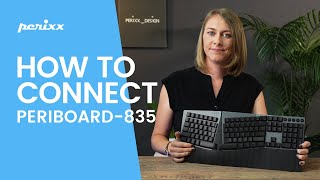 【PERIBOARD835】How to Connect PB835  Perixx [upl. by Anurb]