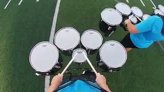 Pearland HS Marching Band 2023 “Illuminate” Quad Headcam [upl. by Urbanus]