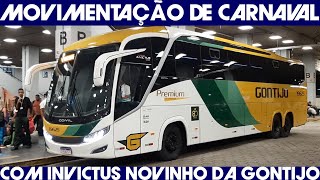 MOVIMENTAÇÃO DOS ÔNIBUS NO CARNAVAL NA RODOVIÁRIA DE BH COM NOVIDADES NA GONTIJO onibus busologia [upl. by Aretak]