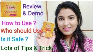 Olivia Gold Bleach Review  Uses Tips amp Tricks for Beginners in Hindi ब्लीच करने का सही तरीका [upl. by Boutis]