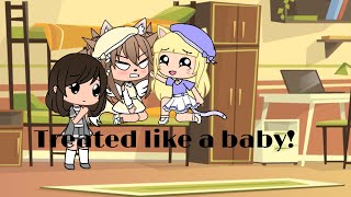 Treated like a baby  Gacha Life Mini Movie [upl. by Nnylrats418]