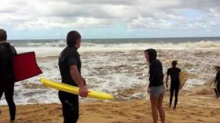 riding stationary wave at wamberal lagoon [upl. by Ecraep]