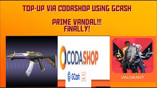 BUYING VALORANT POINTS Via CODASHOP using GCASH PRIME VANDAL Tagalog Drinnn TV [upl. by Haslam]