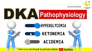 Diabetic ketoacidosis DKA PATHOPHYSIOLOGY [upl. by Novla405]