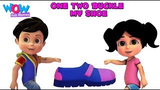 One Two Buckle My Shoe  Nursery Rhyme with Full Lyrics for Kids  Counting Numbers  Vir [upl. by Devinna953]